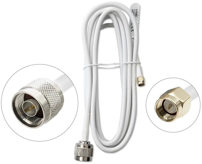 Antenos - Qoltec 57043 4G LTE Dual 14dBi Omnidirekcinė