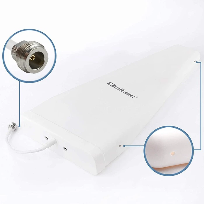 Antenos - Qoltec 57043 4G LTE Dual 14dBi Omnidirekcinė