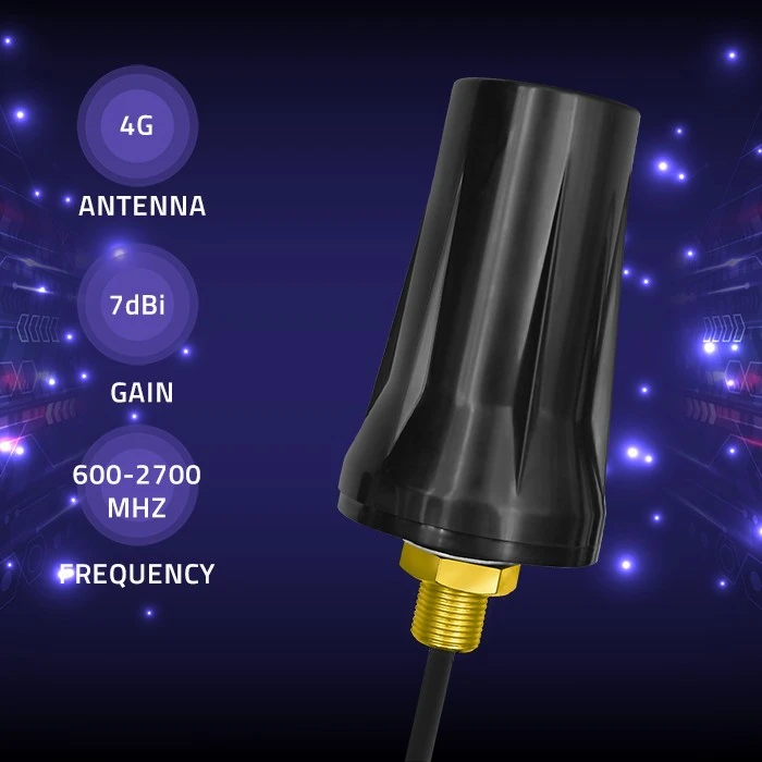 Antenos - Qoltec 57042 4G LTE Dual 7dBi Omnidirekcinė