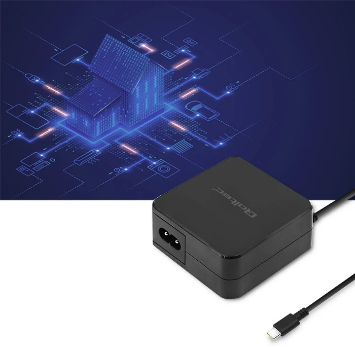 QOLTEC 51027 įkroviklis 65W / 5-20,3V / 2-3,25A / USB tipas C / PD