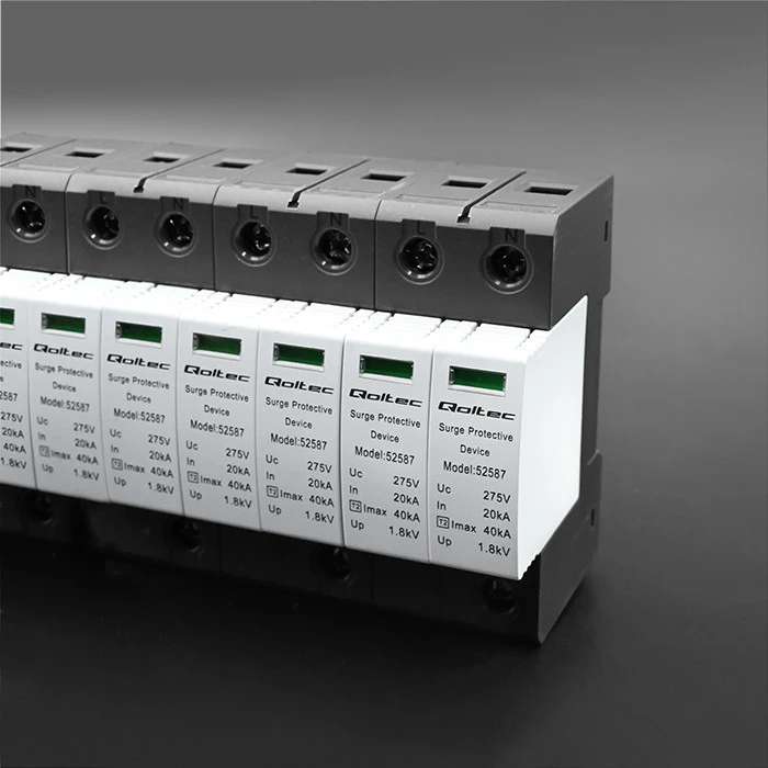 QOLTEC 52587 kintamosios srovės viršįtampio iškroviklis / 2P / 275V / T2 / BC