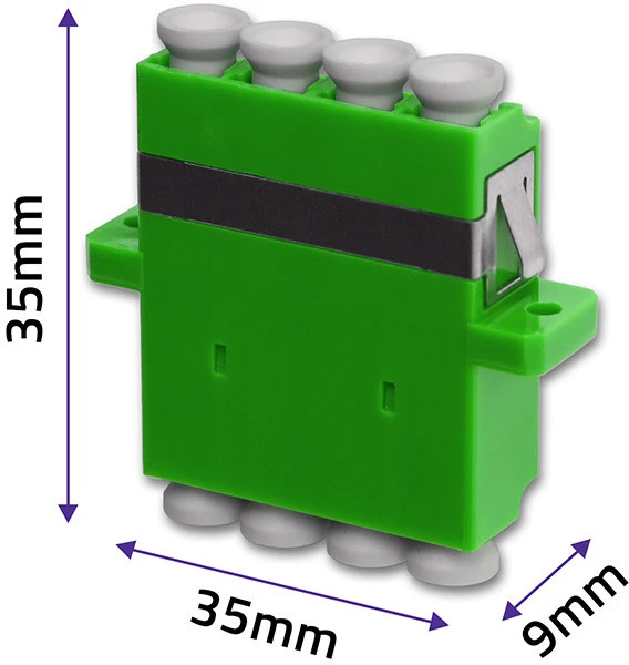 Qoltec Adapteris optiniam kabeliui LC/APC Singlemode