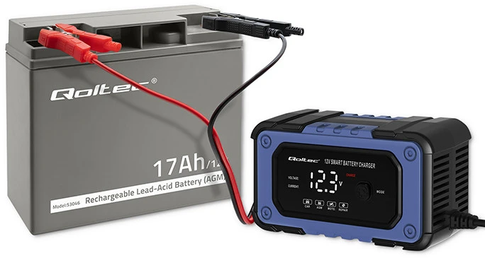 QOLTEC 53046 Qoltec Baterija AGM 12V 17Ah maks.255A