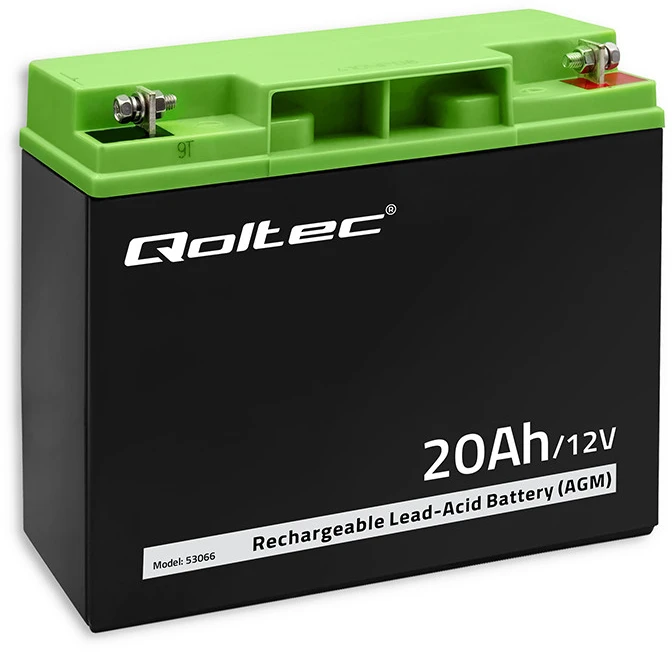 QOLTEC 53066 AGM baterija 12V 20Ah maks. 300A