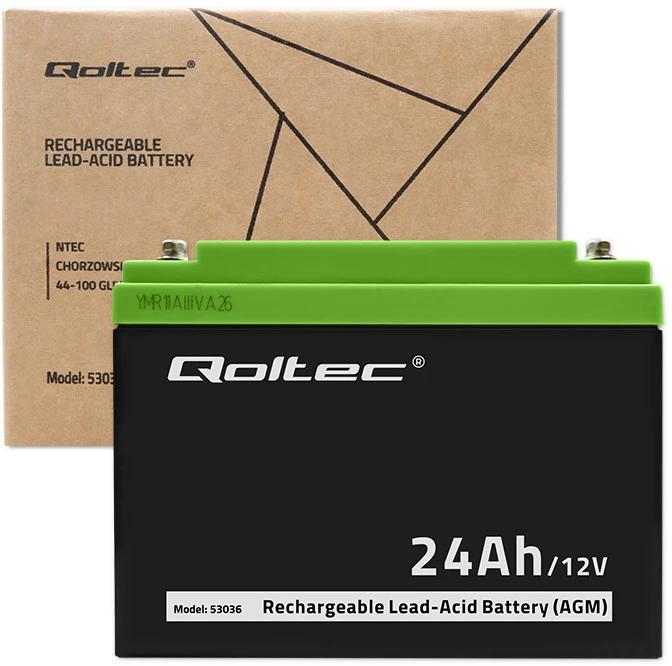 QOLTEC 53036 Qoltec Baterija AGM 12V