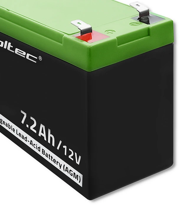 QOLTEC 53062 AGM baterija 12V 7.2Ah max 108A