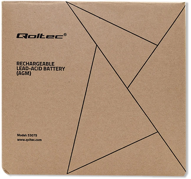 QOLTEC 53075 AGM baterija 12V 80Ah