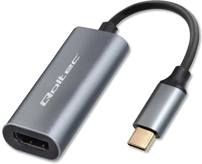 Qoltec Aliuminis USB-C 3.1 MHL į HDMI adapteris 4K 60Hz
