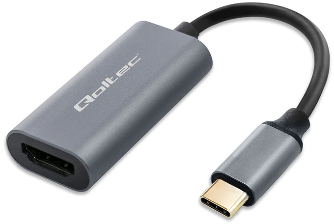 Qoltec Aliuminis USB-C 3.1 MHL į HDMI adapteris 4K 60Hz