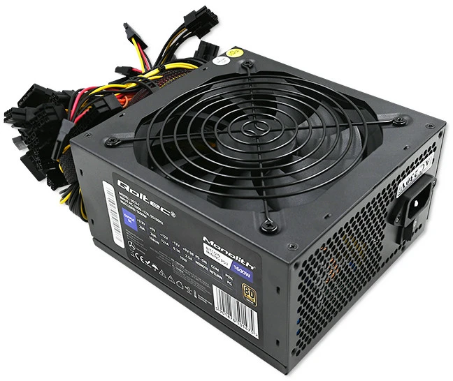 QOLTEC 50147 ATX maitinimo šaltinis 1600W 80 Plus Gold Bitcoin Miner
