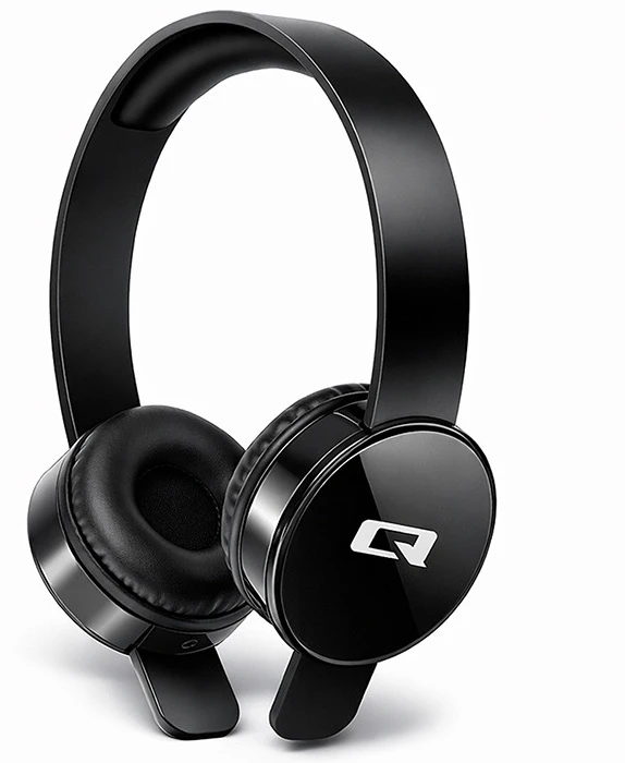 Qoltec 50817 Ausinės su mikrofonu | Juodos