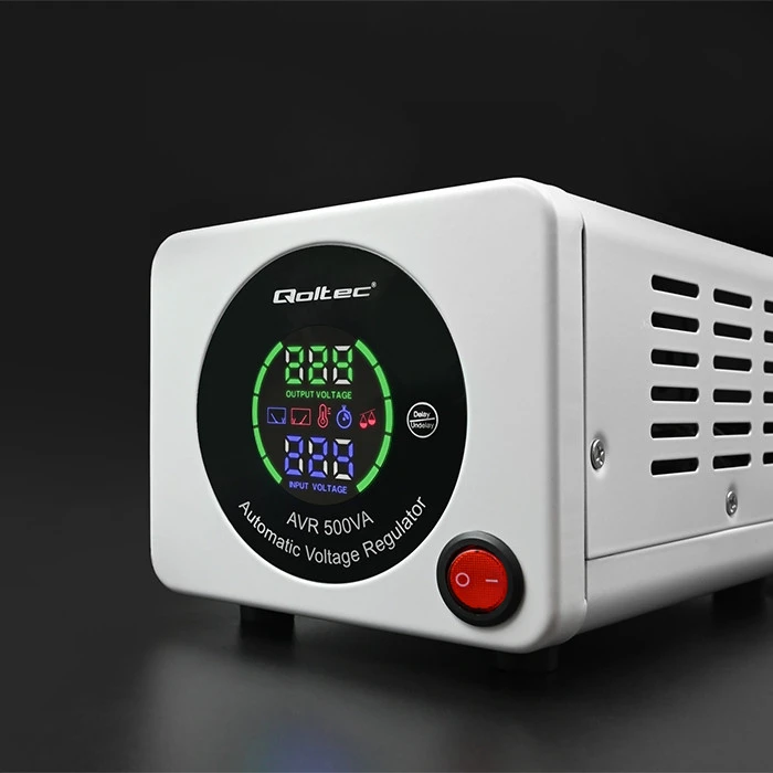 QOLTEC 50722 Automatic Voltage Stabilizer AVR 500VA