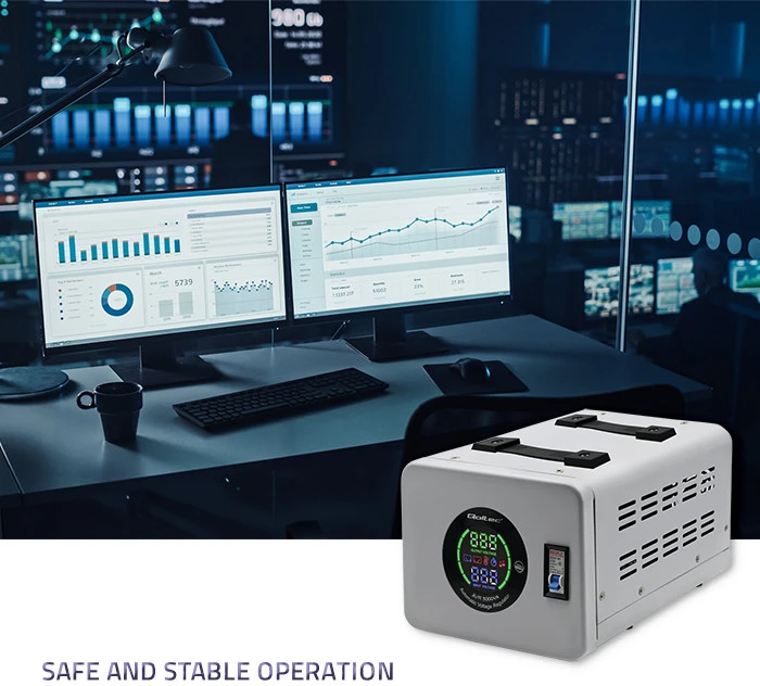 QOLTEC 50726 Automatic Voltage Stabilizer AVR 5000VA