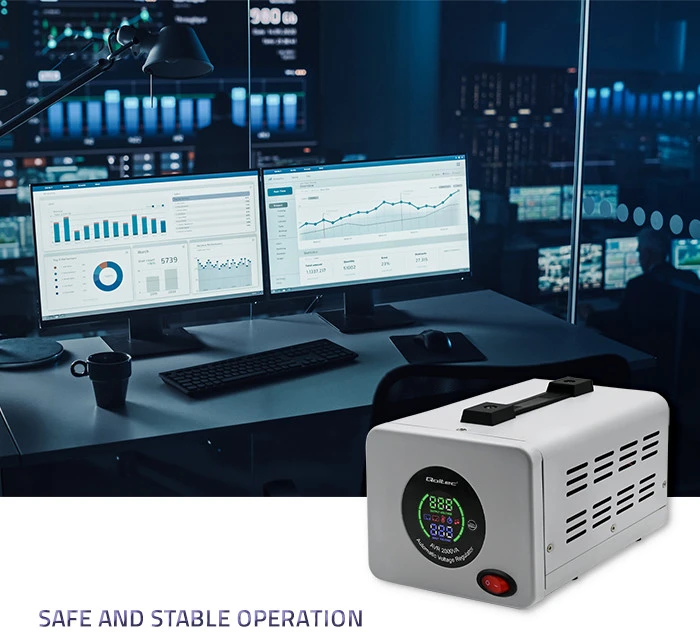 QOLTEC 50724 Automatic Voltage Stabilizer AVR 2000VA