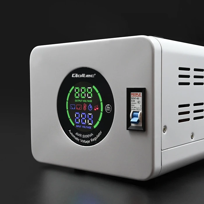 QOLTEC 50726 Automatic Voltage Stabilizer AVR 5000VA