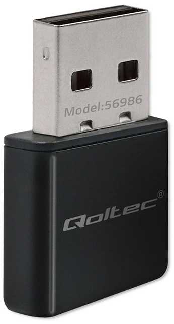 Qoltec 56986 Adapteris NANO WiFi |Standartinis N | USB2.0 | 300 Mbps