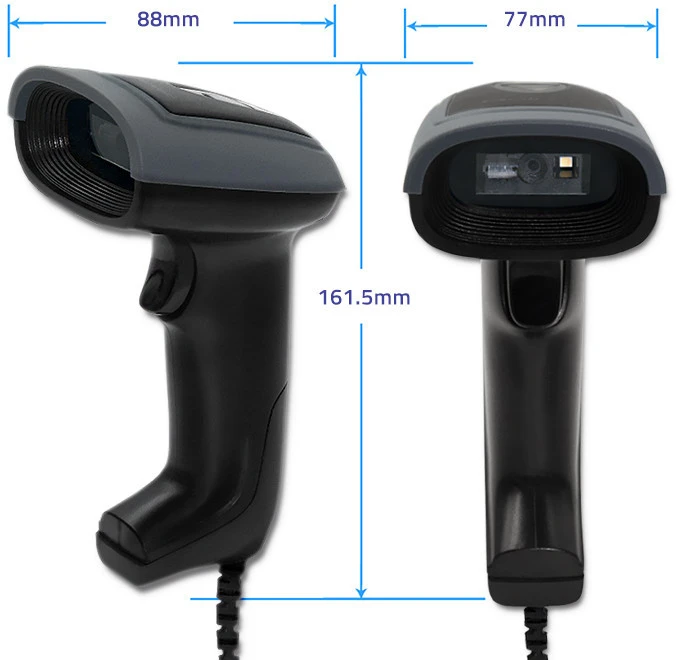 Qoltec 50863 laidinis QR & Brūkšninio kodo skaitytuvas | USB