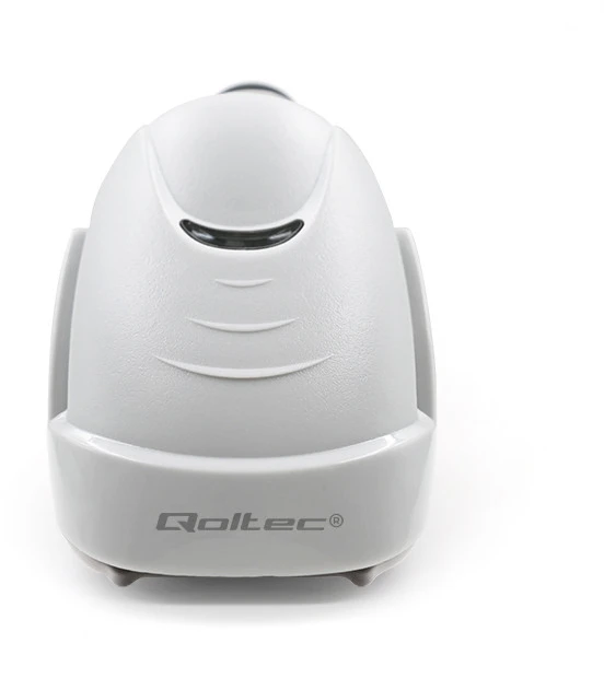 QOLTEC 50877 lazerinis scanner 1D USB Baltas
