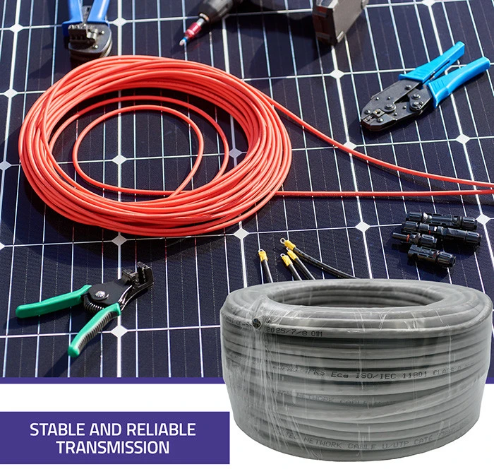 Qoltec CAT6 UTP tinklo kabelis 25m pilkas