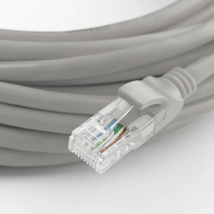 Qoltec CAT6 UTP tinklo kabelis 25m pilkas
