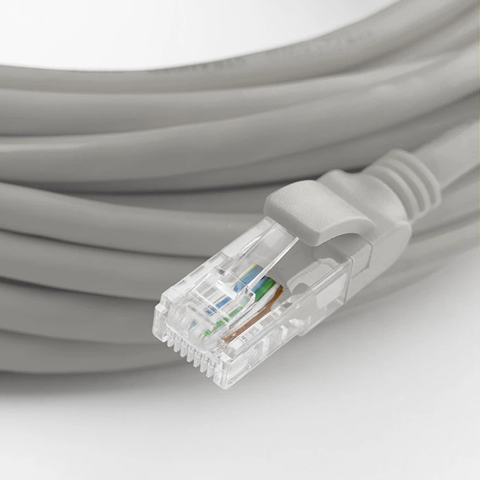 Qoltec CAT6 UTP tinklo kabelis 50m pilkas