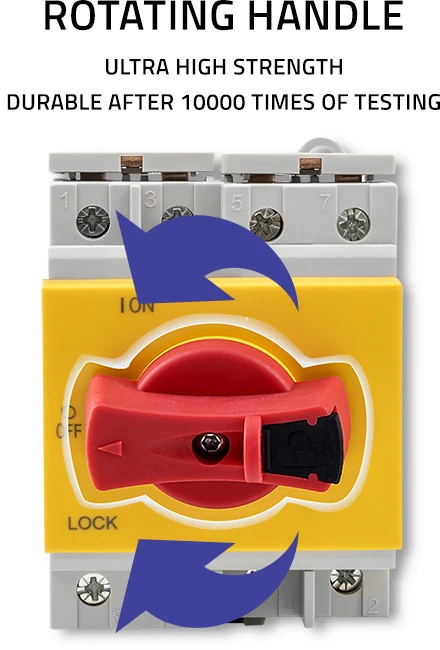 Qoltec DC izoliatorius su užraktu 1200V 32A 4P