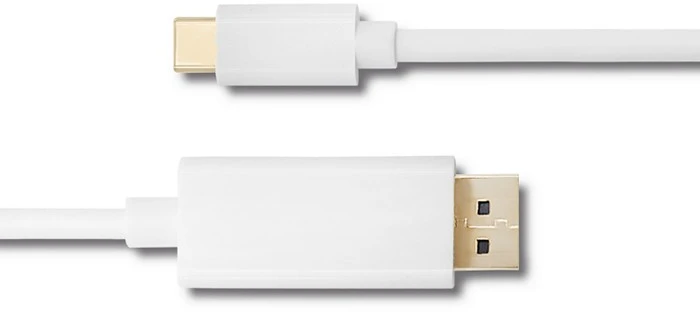 QOLTEC 50412 Qoltec DisplayPort alternatyvus režimas USB 3.1 CM / DisplayPort M 4Kx2K 1m