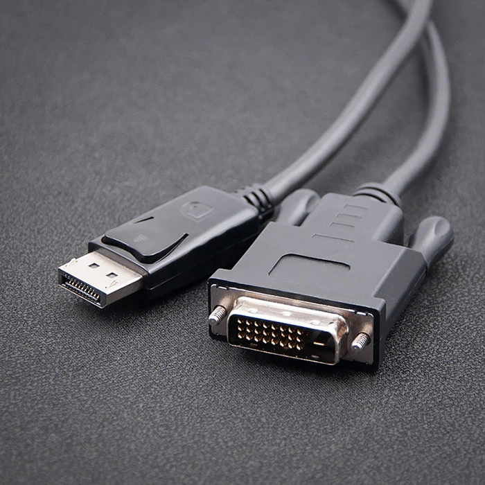 QOLTEC 50364 DisplayPort Cable DVI 24+1 male 1,8m