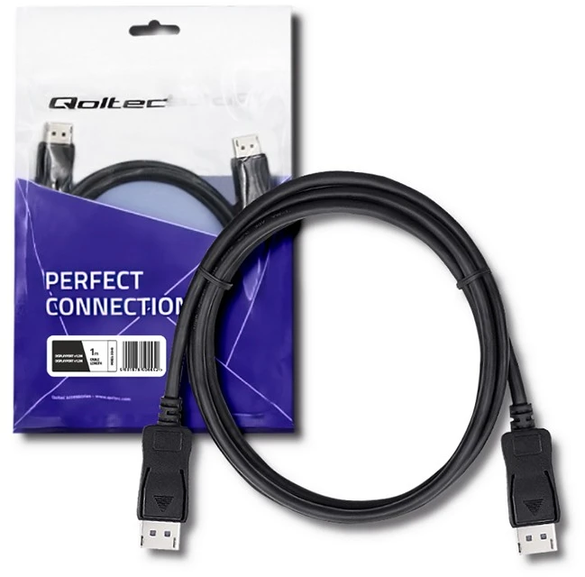 QOLTEC 50456 DisplayPort v1.1 M / DP v1.1 M 1080p 1,5 m
