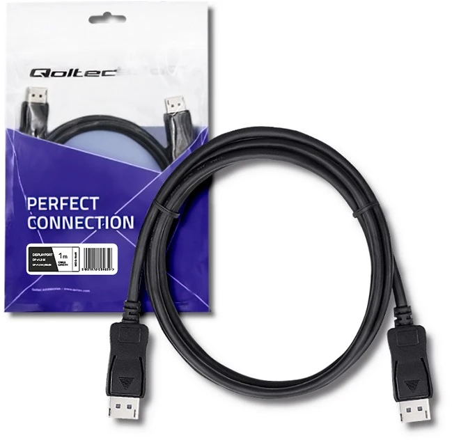 QOLTEC 50465 DisplayPort v1.3 M/DP v1.3 M 5Kx3K 1m
