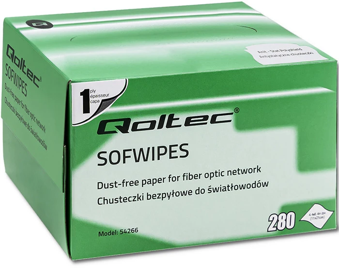 QOLTEC 54266 Qoltec Dustless servetėlės šviesolaidžiams