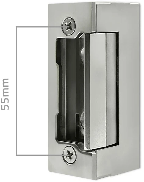 Qoltec Elektrozaczep symetryczny rygiel | 12V | Nerūdijantis plienas