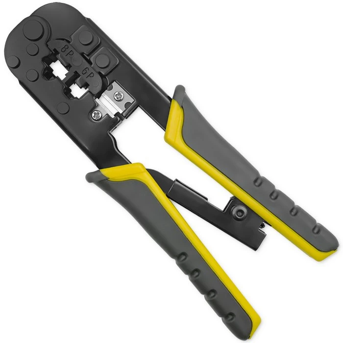 Qoltec Ethernet kabelių pjovimo ir užspaudimo įrankis 8P 6P