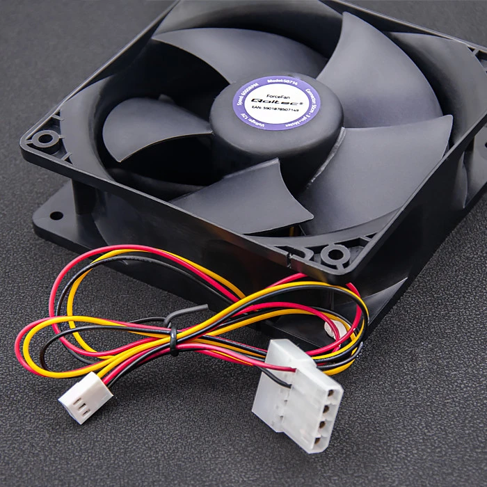 QOLTEC 50714 ForceFan 6000 RPM ventiliatorius 120mm 12V