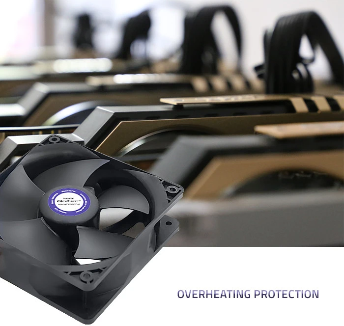 QOLTEC 50714 ForceFan 6000 RPM ventiliatorius 120mm 12V