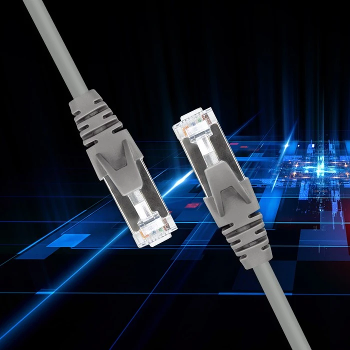 Qoltec FTP kabelis Patchcord CAT5e 2xRJ45 1m auksuotas