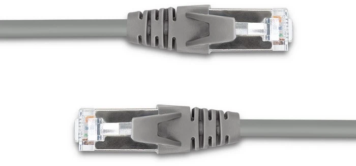 Qoltec FTP kabelis Patchcord CAT5e 2xRJ45 1m auksuotas