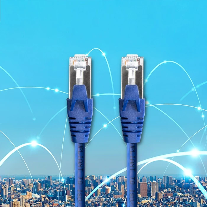 Qoltec FTP kabelis Patchcord CAT6 2xRJ45 2m auksuotas ekranuotas