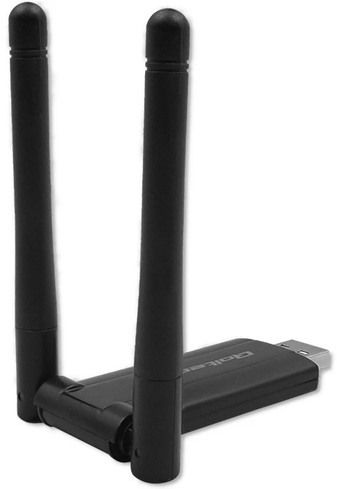 Qoltec 56987 Adapteris USB DUAL Wi-Fi su antena 2 x 2dBi | Standartinė kintamoji srovė | USB 3.0 | 1200 Mbps