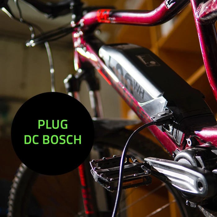 Kepurė Qoltec Quick Įkroviklis Pro dviračiui Bosch 36V | 42V | 2A | Bosch kištukas | atsparus vandeniui + maitinimo laidas