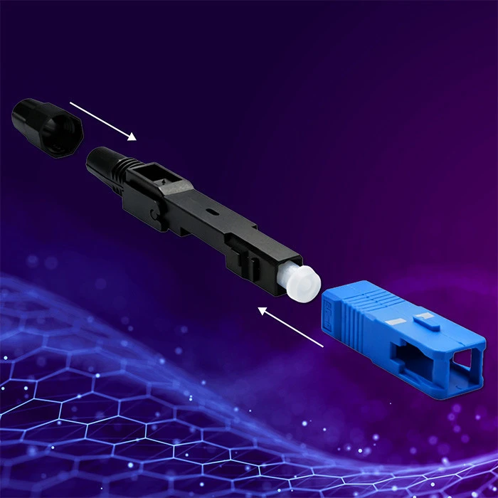 Qoltec greitas SC/UPC jungtis | Singlemode | 3.0mm