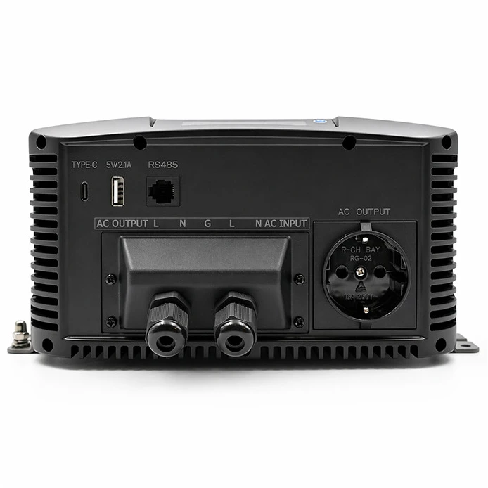 Qoltec Pure Sine Wave | 12V na 230V | 3000/6000W | UPS BYPASS