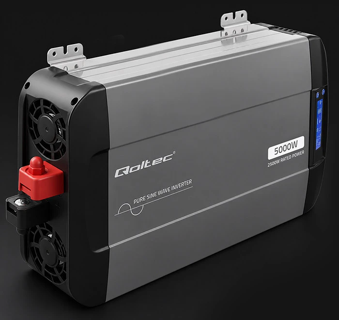 Qoltec Pure Sine Wave | 12V na 230V | 2500/5000W