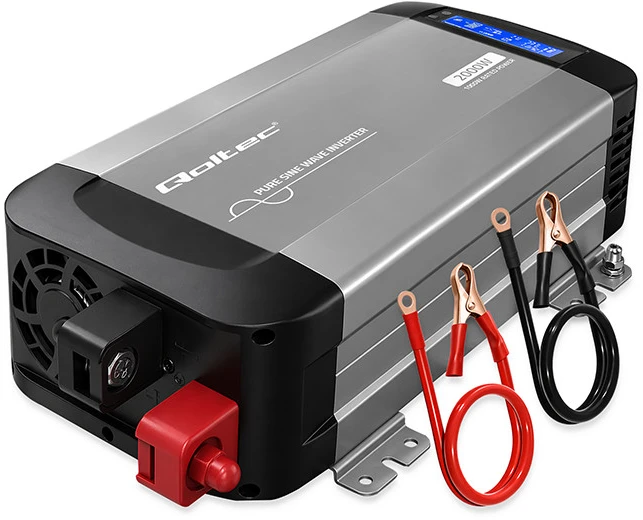 Qoltec Pure Sine Wave | 12V na 230V | 1000/2000W
