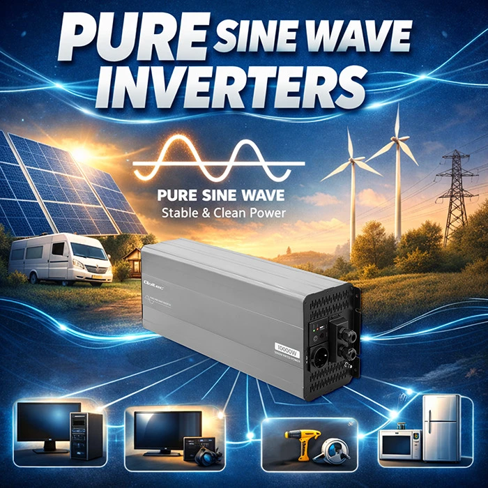 Qoltec Pure Sine Wave | 24V na 230V | 5000/10000W