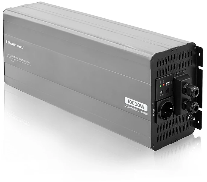 Qoltec Pure Sine Wave | 24V na 230V | 5000/10000W