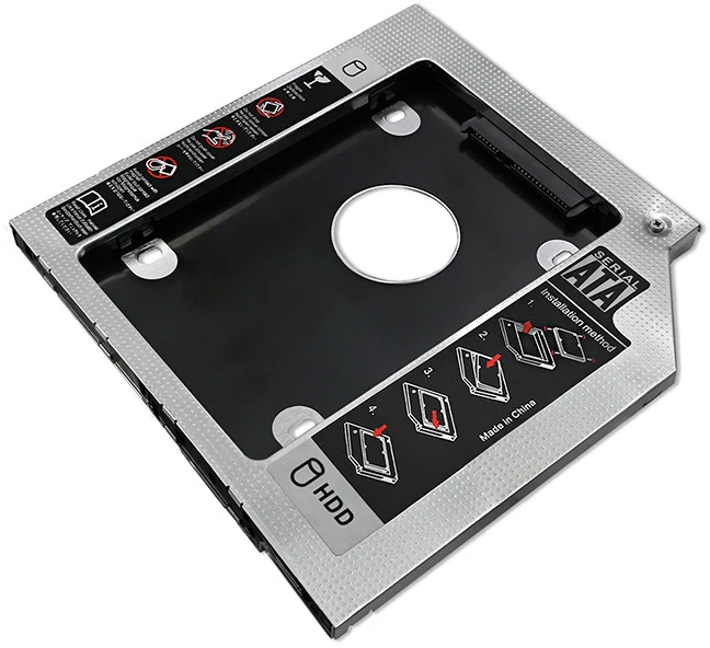 QOLTEC 51868 Kišenė ant antrojo disko 2,5 HDD 9,5 mm