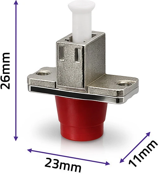 Qoltec Hibridinis optinio pluošto adapteris LC/UPC - FC/UPC Simplex Multimode