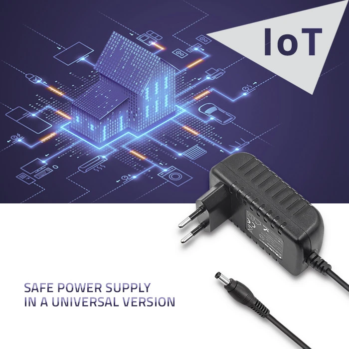 QOLTEC 51113 Universalus kintamosios srovės adapteris 18W 9V 2A 5.5 2.1