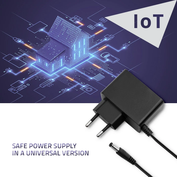 QOLTEC 50792 Kištukinis maitinimo šaltinis 24W 24V 1A 5,5x2,5